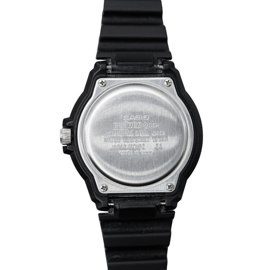 Casio MRW-200H-1BV Dive Style 44.6 mm Black Sport Watch - White