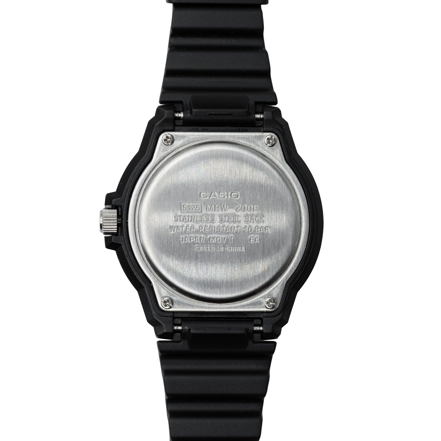 Casio MRW200H-3BV Dive Style New-Display Black Sport Watch - Green