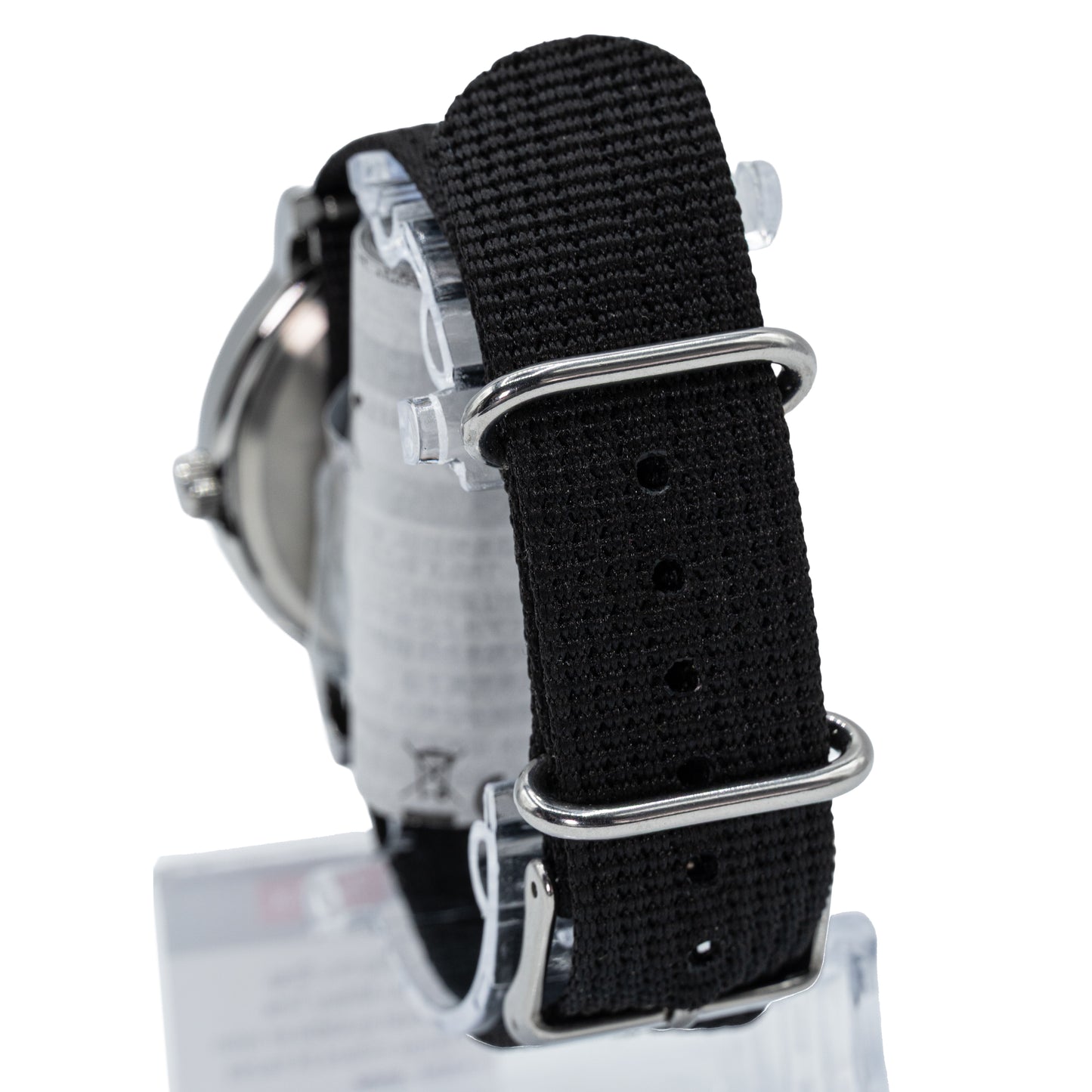Timex Weekender 38mm 12/24Hr. Nylon Men's Watch - Black