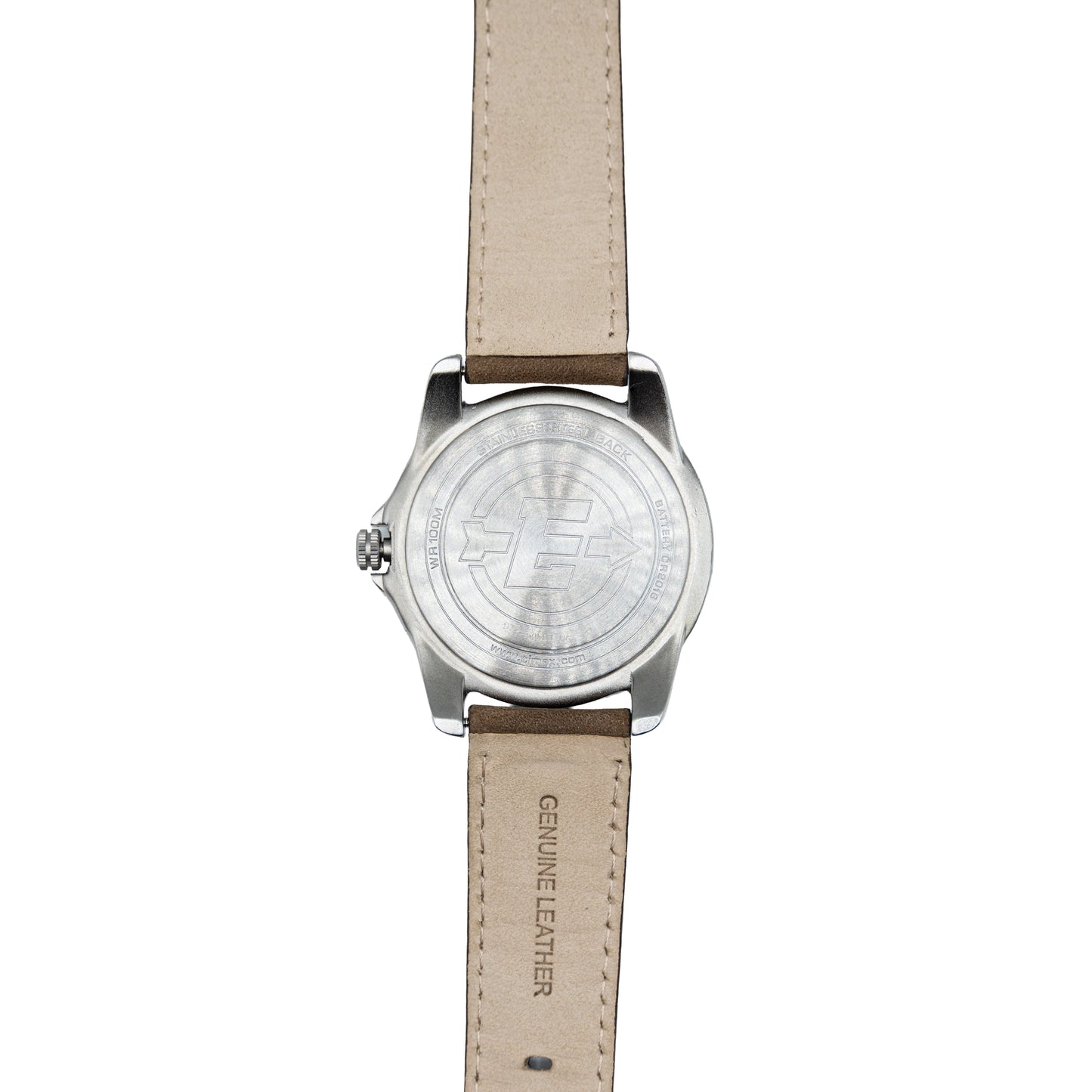 Timex Expedition Men's Brown Leather Indiglo 100M Watch