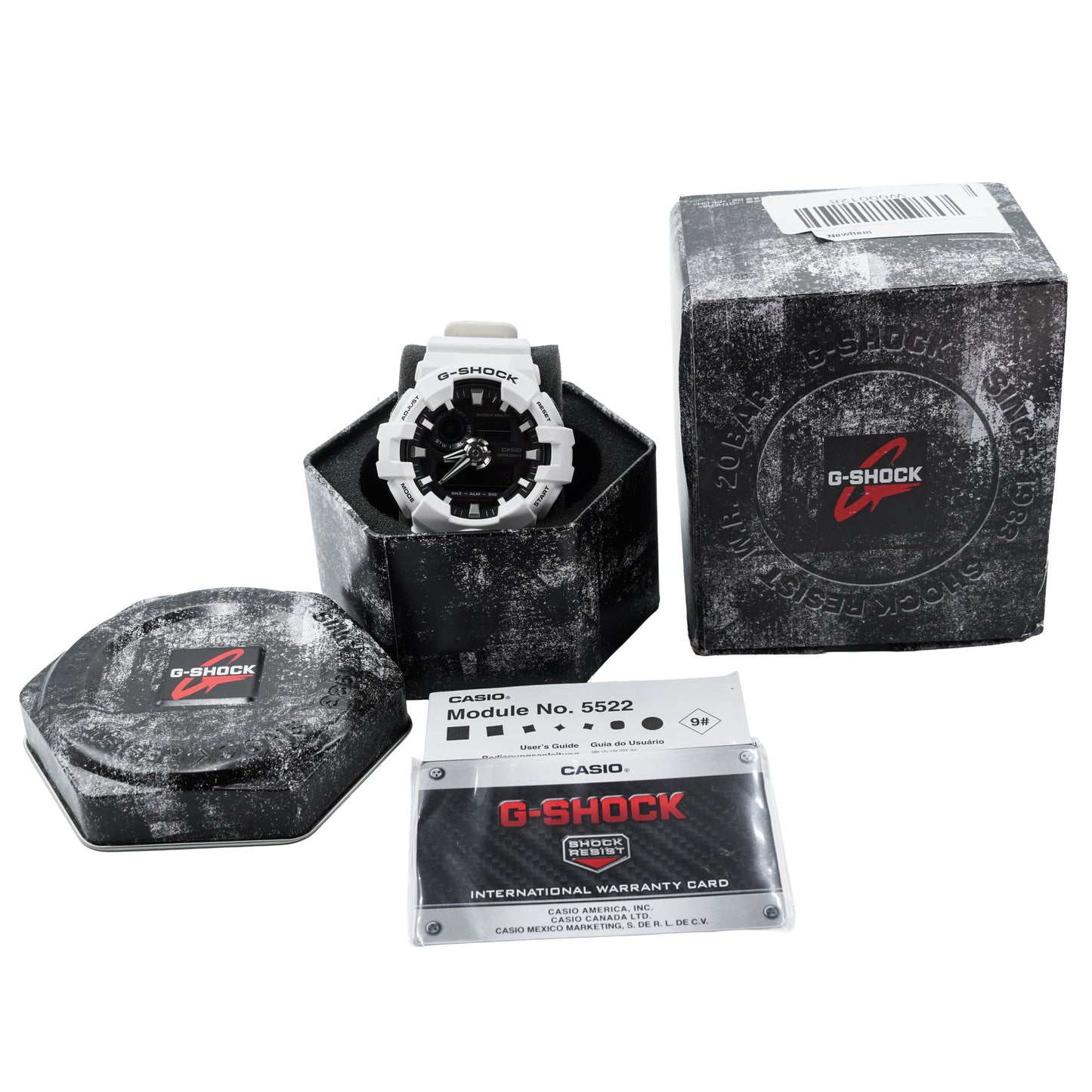 Casio G-Shock GA700-7A Men's Watch - White