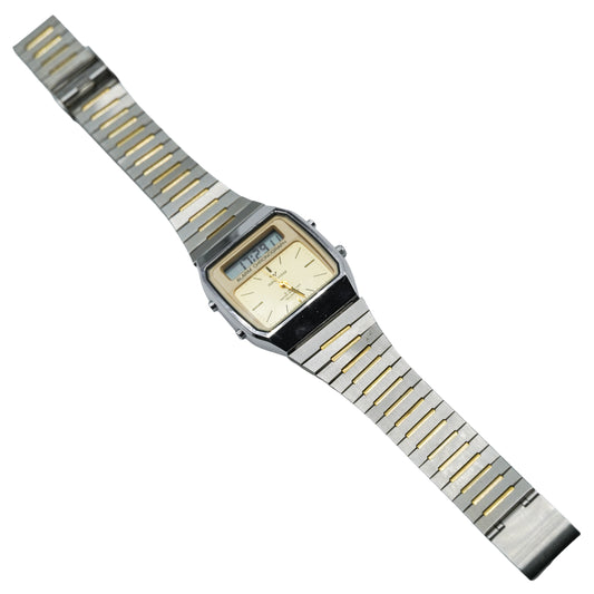 Waltham Vintage Men's Analog-Digital Watch Alarm Chronograph XX002-001