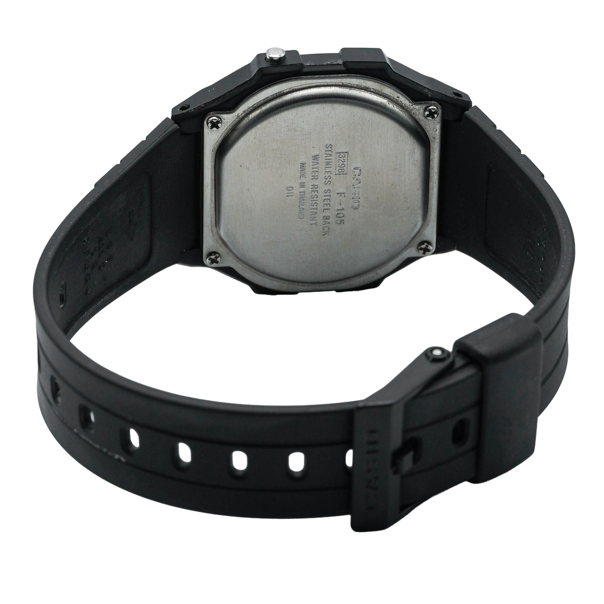 Casio Men's Illuminator Men's Black Band Digital Sports Watch F-105W-1ACR