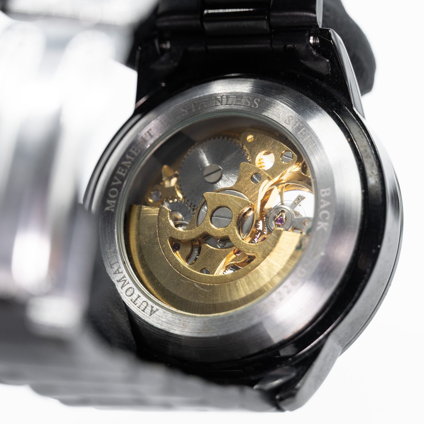 Pre-Owned IK Coloring Automatic Men's Watch 42mm - Black / Gold