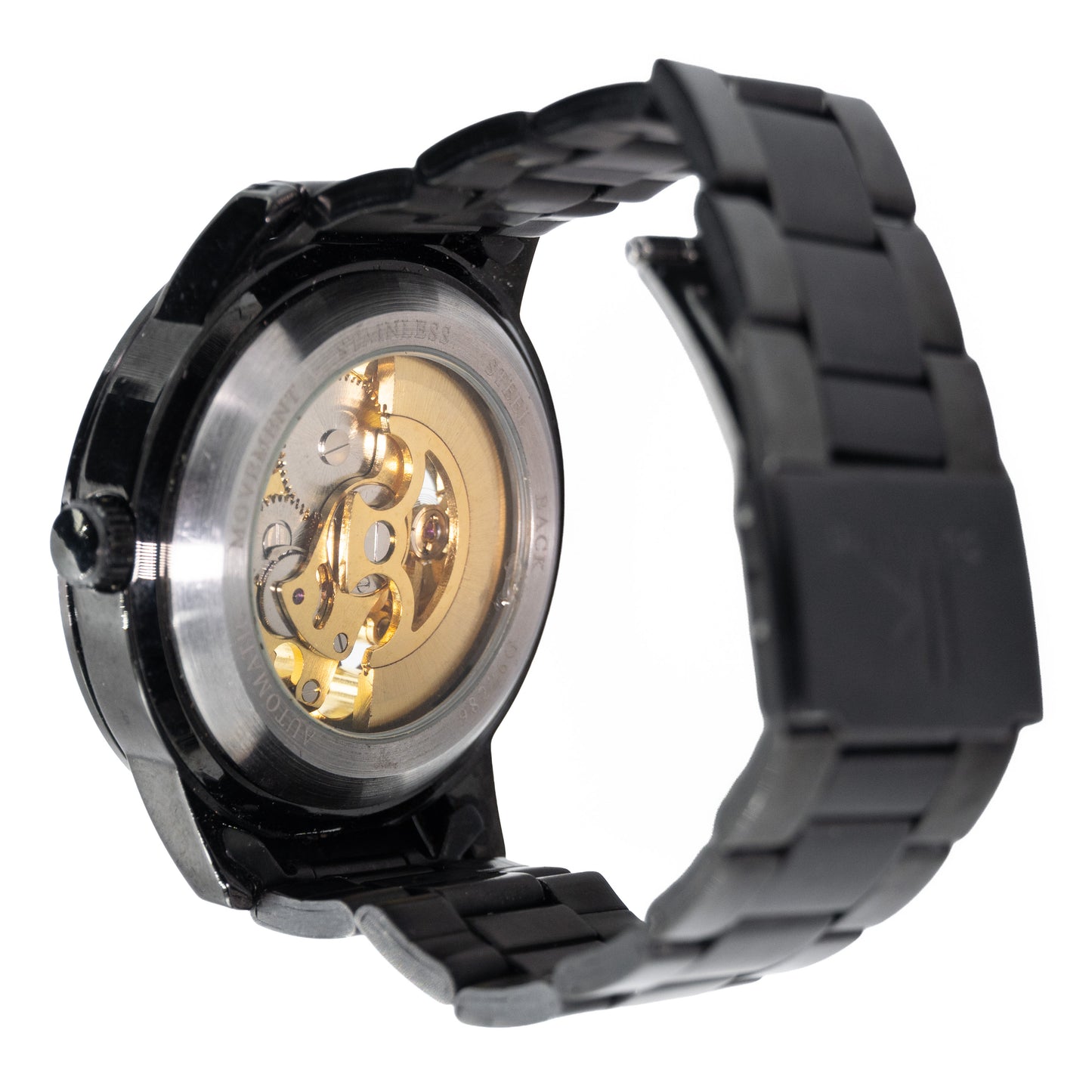 Pre-Owned IK Coloring Automatic Men's Watch 42mm - Black / Gold