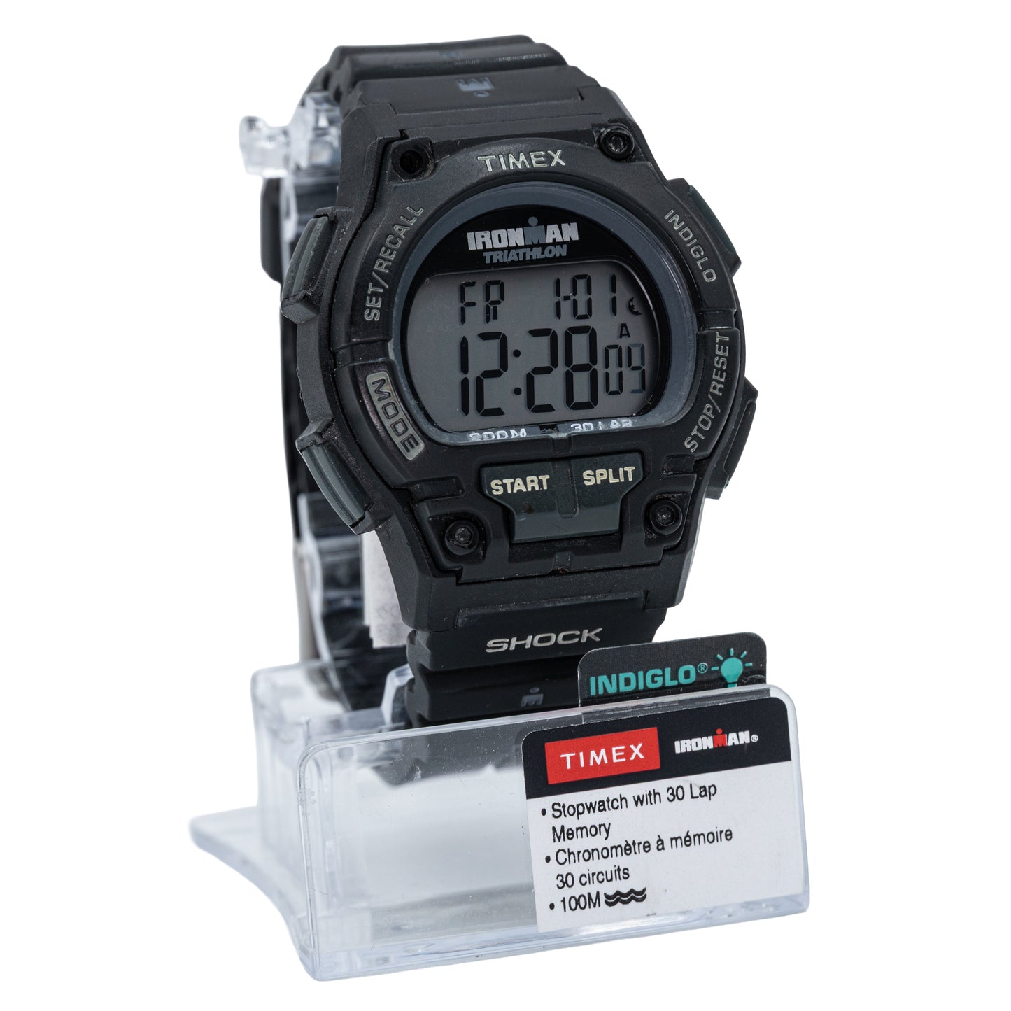 Timex Ironman Triathlon Indiglo Men's Watch - Black