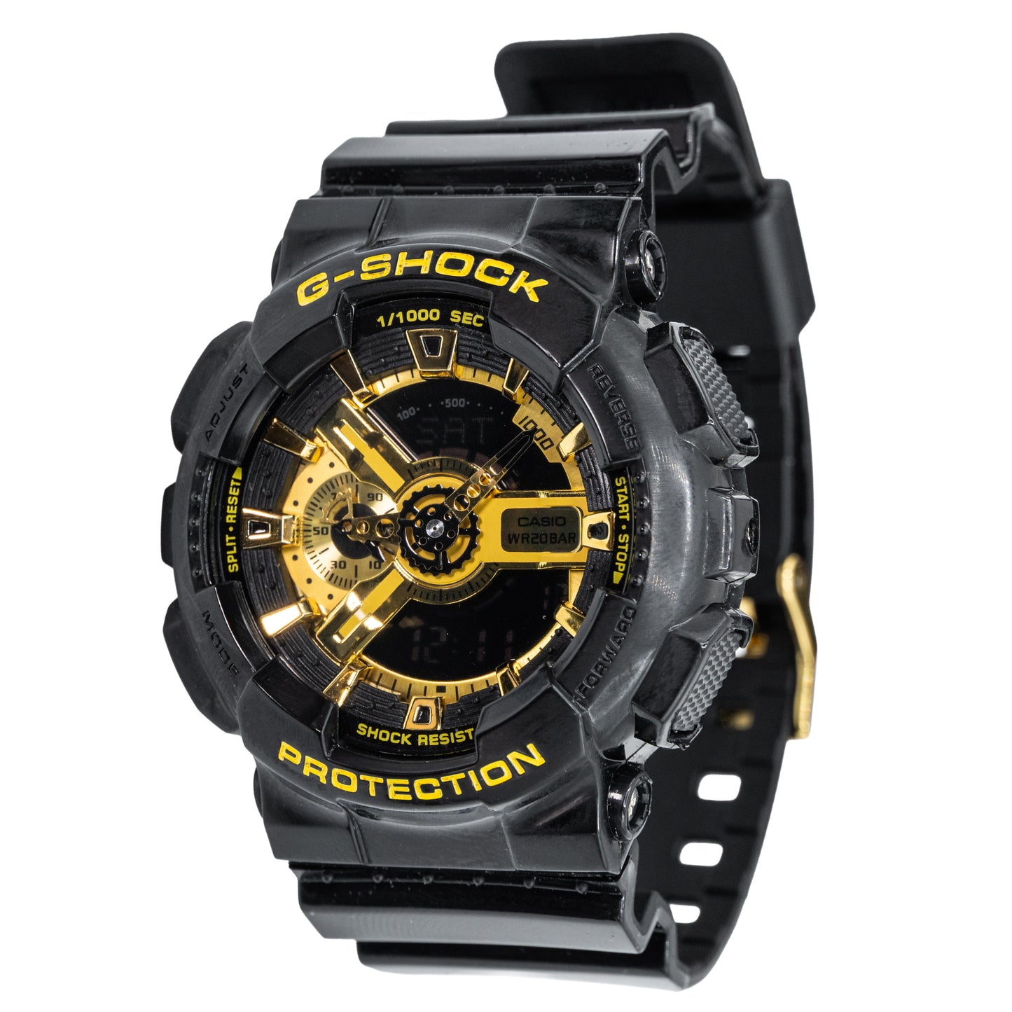 Casio G-shock GA110GB-1A Men's Resin Watch - Black/Gold