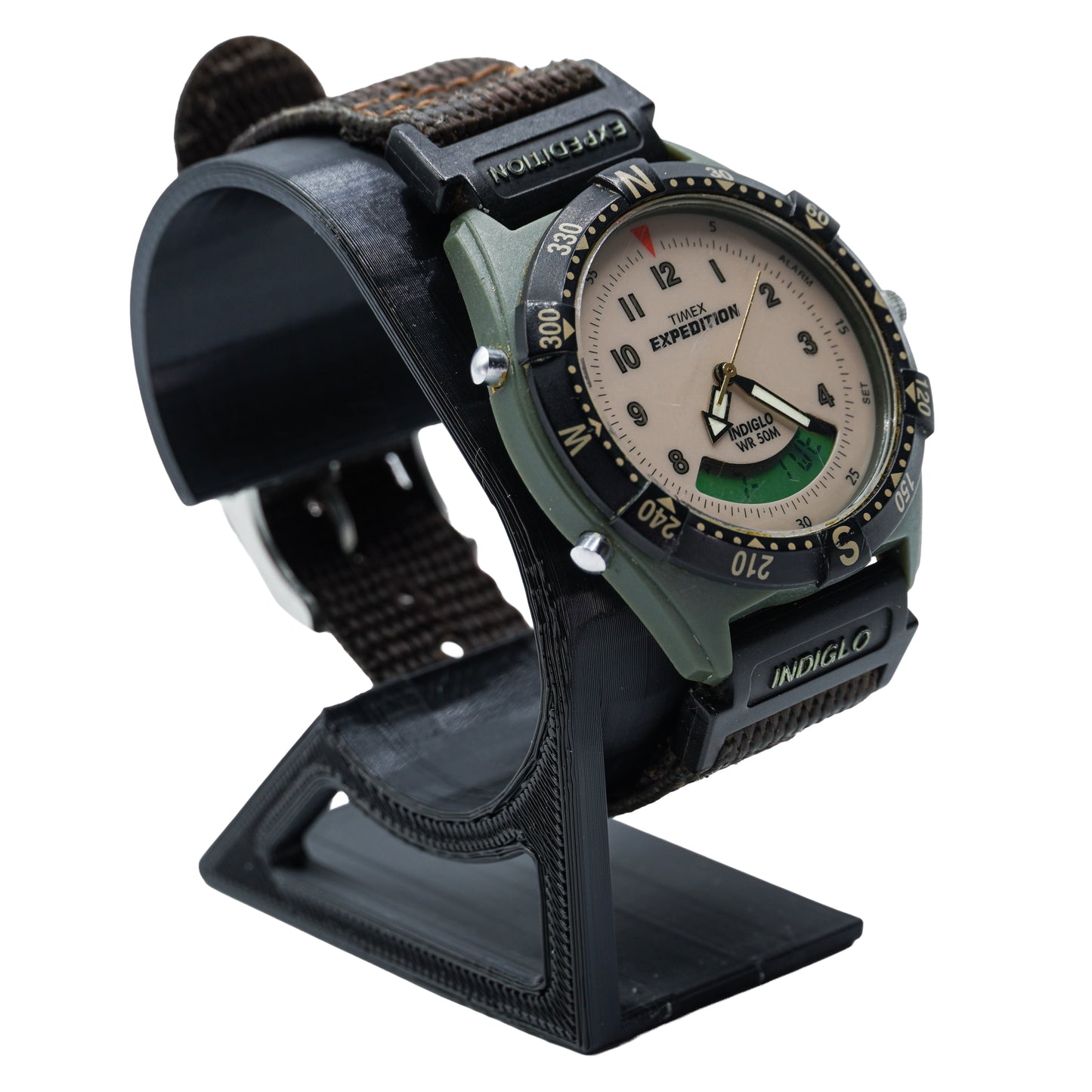 Timex Expedition Men's Vintage Analog-Digital Watch – Beige Dial – Indiglo®