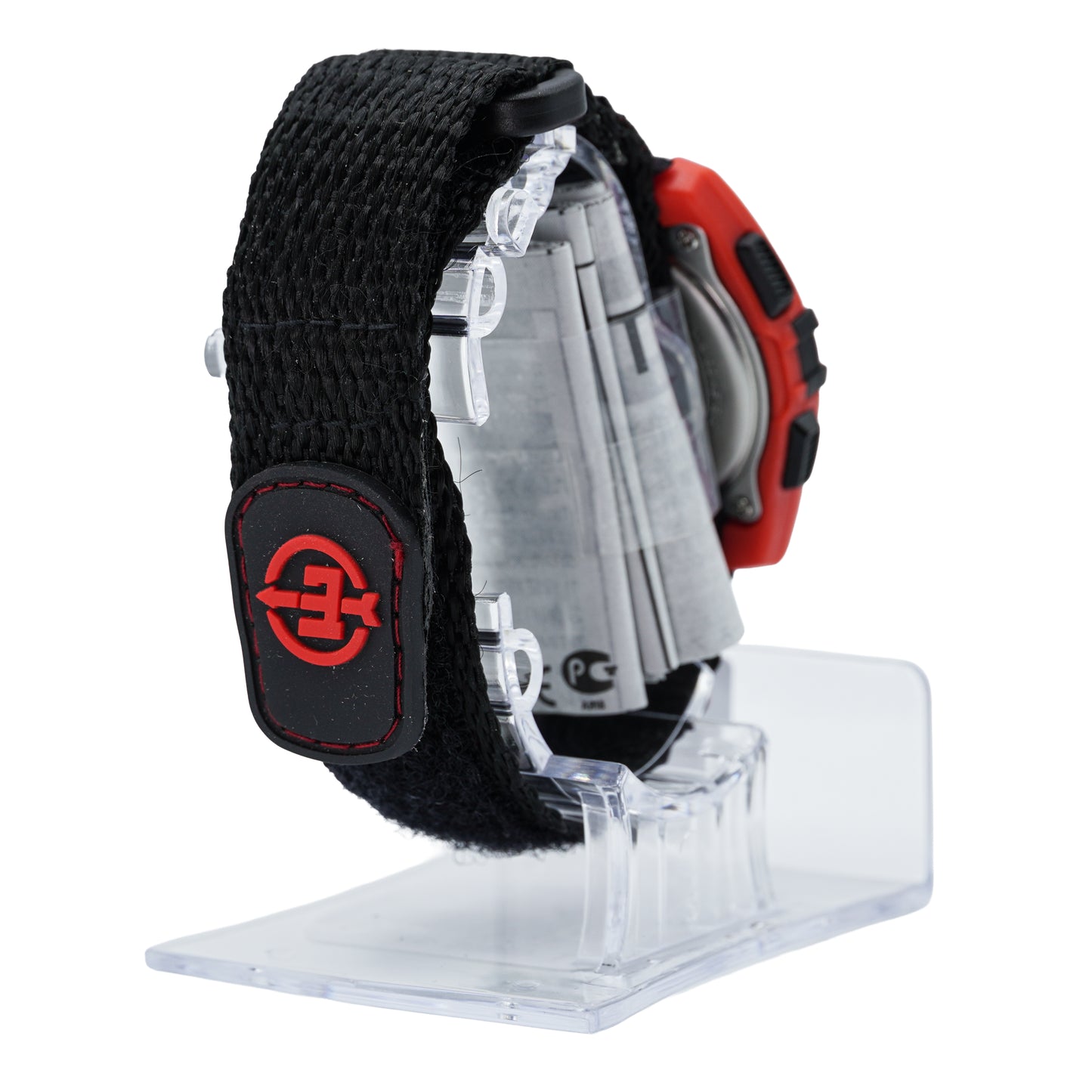 Timex Expedition T49956 Chrono Alarm Timer Mid-Size Watch - Red-Black