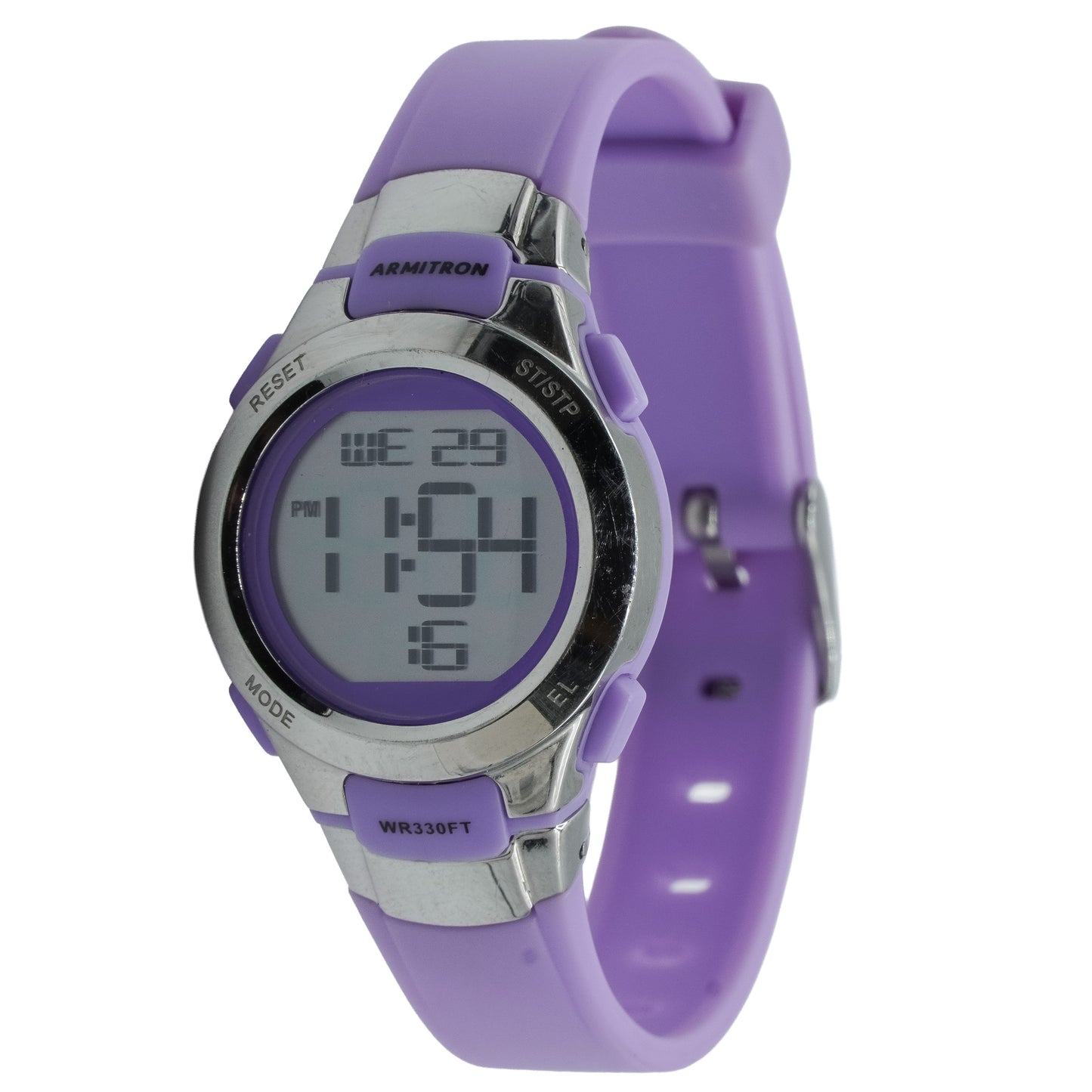 Armitron Women's 45/7012 Digital Purple Silicone Sports Watch