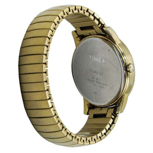 Timex T2H301 Easy Reader Gold Men's Watch Stretch Band