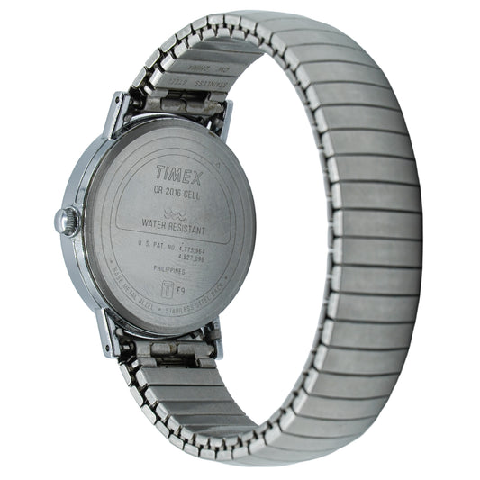 Timex Indiglo Quartz Stainless Steel WR Men's Watch Stretch Band