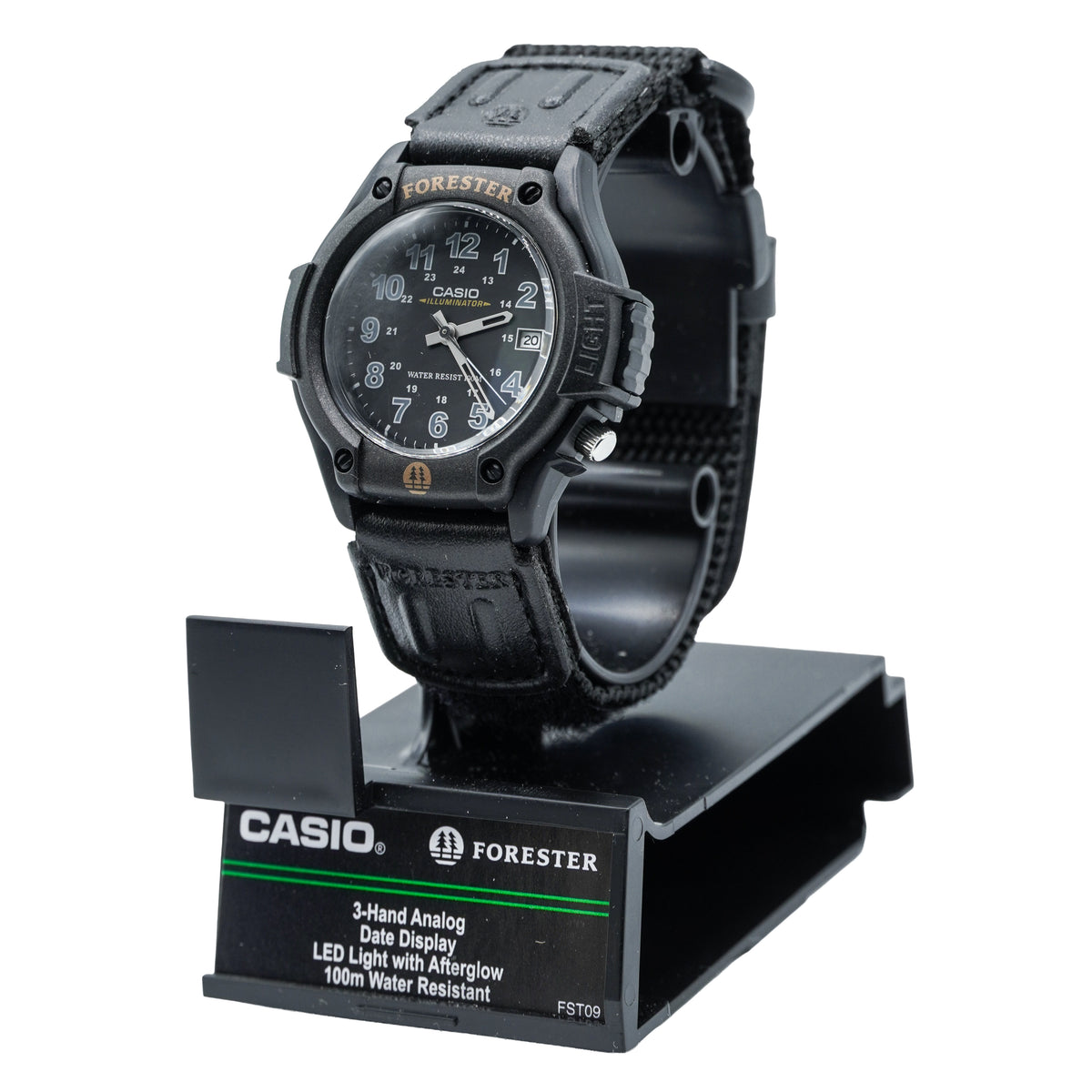 Casio Forester Men's Black Nylon Watch - FT500WC-1BVCF