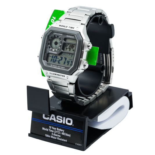 Casio AE-1200WHD-7AVCF Men's World Time Digital Watch New with Box